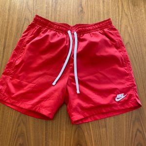 Nike Red Basic Shorts